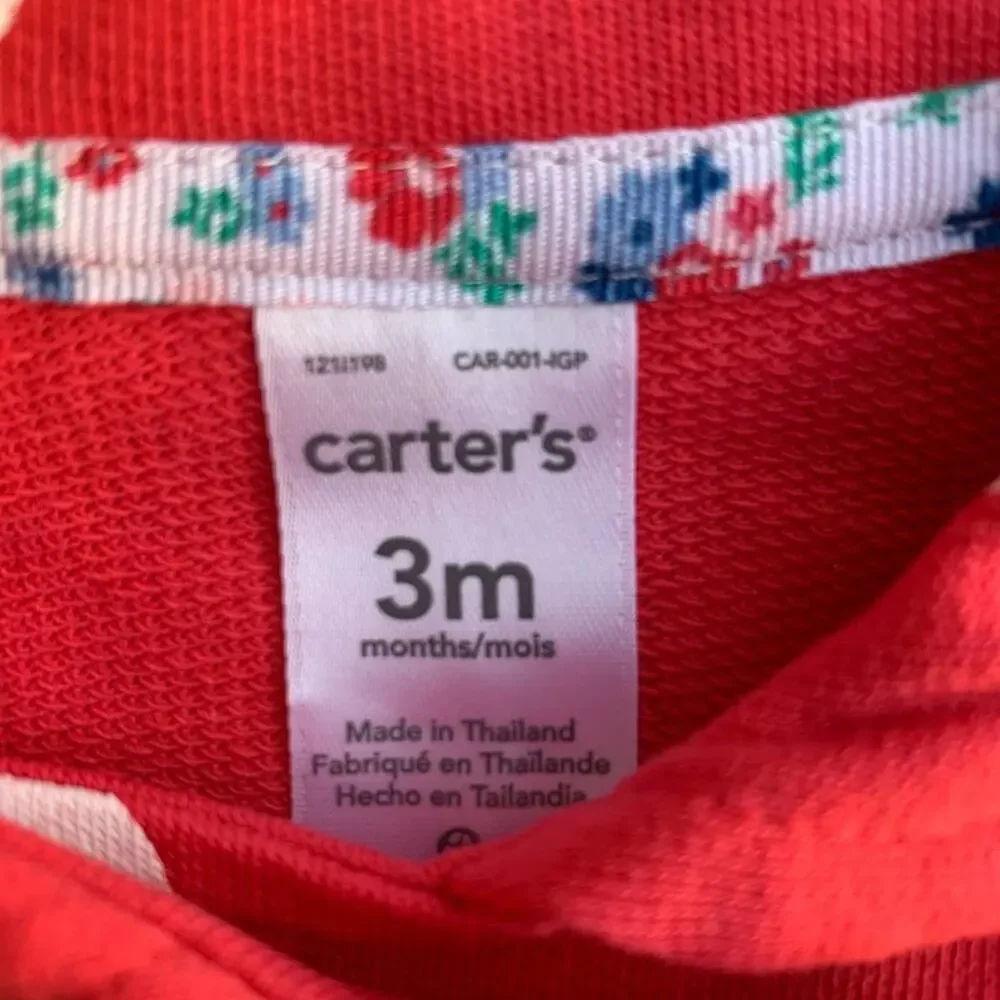 Carter’s Bright Pink Polka Dot Jacket Size 3mo